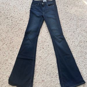 Dark blue Paige flare jeans size 27